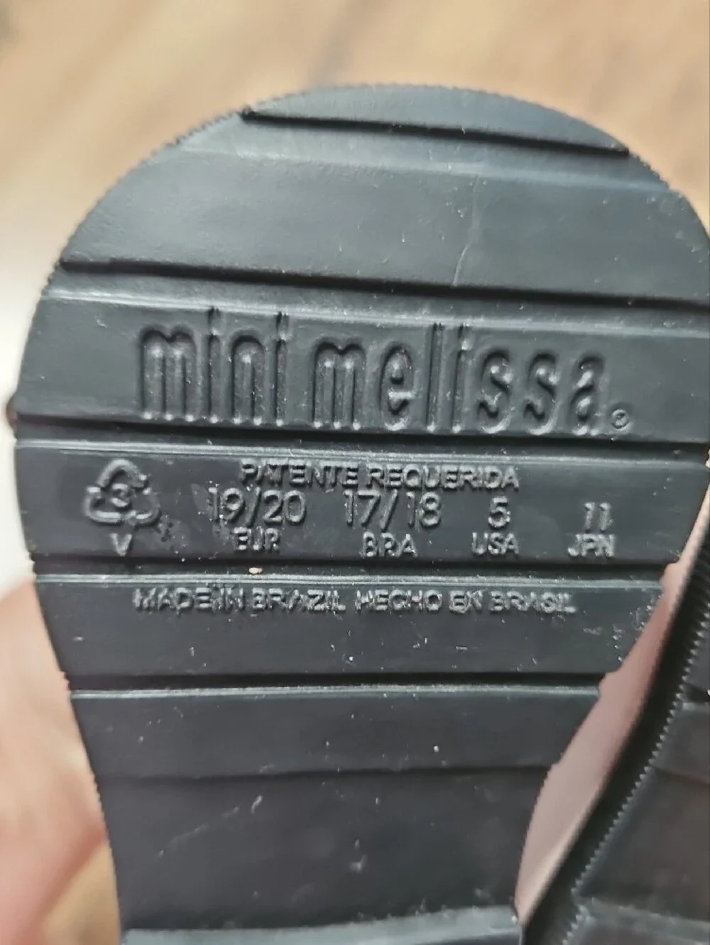 Mini Melissa Disney Twins Pink Mickey Minnie Rain Boots with Bow Size 5